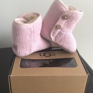 Pink infant Ugg booties